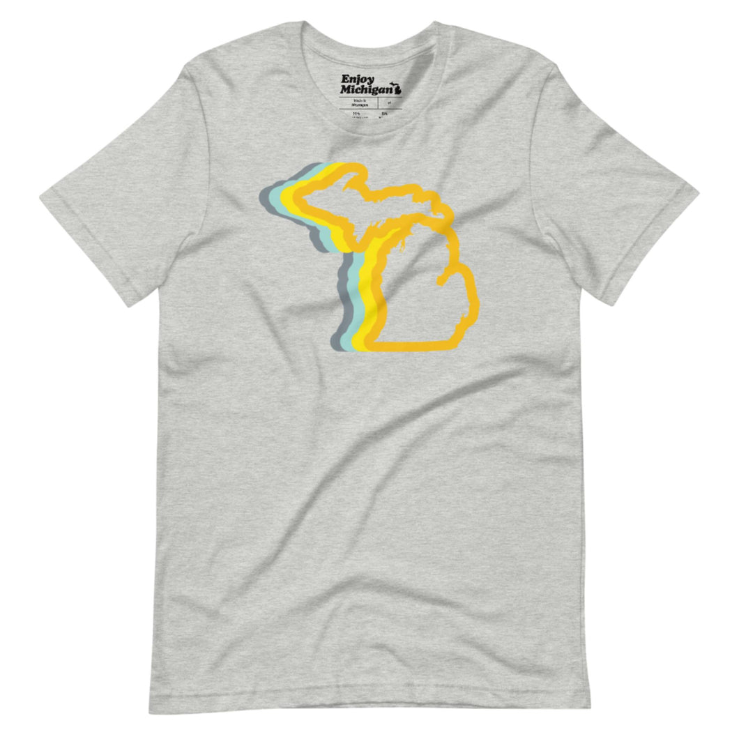 Michigan 70's Unisex t-shirt  Enjoy Michigan Athletic Heather S 