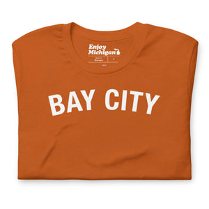 Bay City Unisex T-shirt  Enjoy Michigan Autumn S 