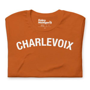 Charlevoix Unisex T-shirt  Enjoy Michigan Autumn S 