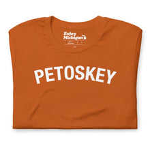 Load image into Gallery viewer, Petoskey Unisex T-shirt  Enjoy Michigan Autumn S 