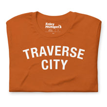 Load image into Gallery viewer, Traverse City Unisex T-shirt  Enjoy Michigan Autumn S 