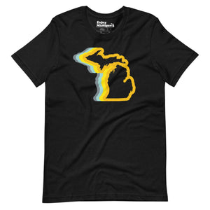 Michigan 70's Unisex t-shirt  Enjoy Michigan Black Heather S 