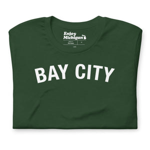 Bay City Unisex T-shirt  Enjoy Michigan Forest S 