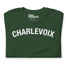 Load image into Gallery viewer, Charlevoix Unisex T-shirt  Enjoy Michigan Forest S 