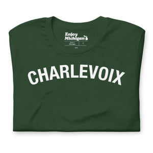 Charlevoix Unisex T-shirt  Enjoy Michigan Forest S 