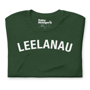 Leelanau Unisex T-shirt  Enjoy Michigan Forest S 
