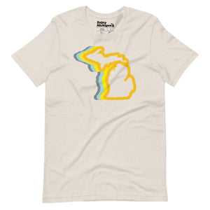 Michigan 70's Unisex t-shirt  Enjoy Michigan Heather Dust S 