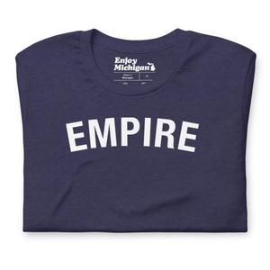 Empire Unisex T-shirt  Enjoy Michigan Heather Midnight Navy S 