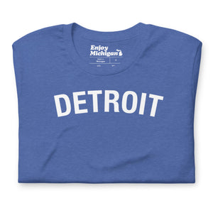 Detroit Unisex T-shirt  Enjoy Michigan Heather True Royal S 