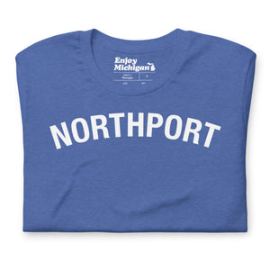 Northport Unisex T-shirt  Enjoy Michigan Heather True Royal S 