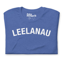 Load image into Gallery viewer, Leelanau Unisex T-shirt  Enjoy Michigan Heather True Royal S 