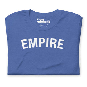 Empire Unisex T-shirt  Enjoy Michigan Heather True Royal S 