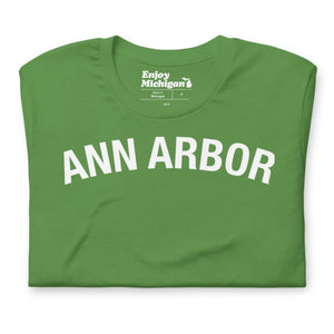 Ann Arbor Unisex T-shirt  Enjoy Michigan Leaf S Unisex