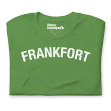Load image into Gallery viewer, Frankfort Unisex T-shirt  Enjoy Michigan Leaf S 