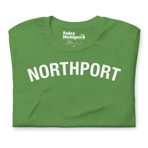 Northport Unisex T-shirt  Enjoy Michigan Leaf S 