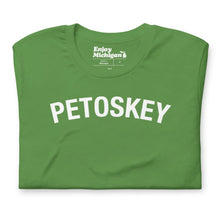 Load image into Gallery viewer, Petoskey Unisex T-shirt  Enjoy Michigan Leaf S 