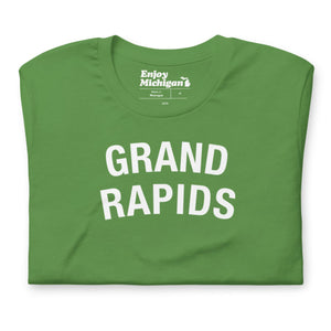 Grand Rapids Unisex T-shirt  Enjoy Michigan Leaf S 