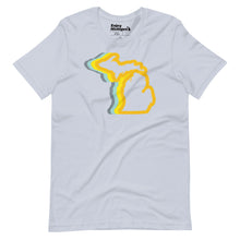 Load image into Gallery viewer, Michigan 70&#39;s Unisex t-shirt  Enjoy Michigan Light Blue S 