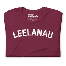 Load image into Gallery viewer, Leelanau Unisex T-shirt  Enjoy Michigan Maroon S 