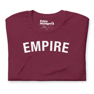 Empire Unisex T-shirt  Enjoy Michigan Maroon S 