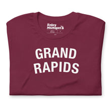 Load image into Gallery viewer, Grand Rapids Unisex T-shirt  Enjoy Michigan Maroon S 