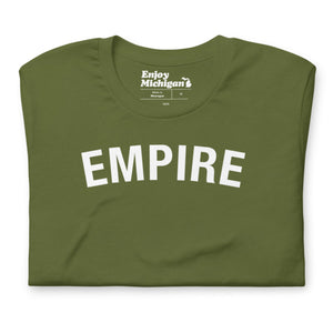 Empire Unisex T-shirt  Enjoy Michigan Olive S 