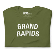 Load image into Gallery viewer, Grand Rapids Unisex T-shirt  Enjoy Michigan Olive S 