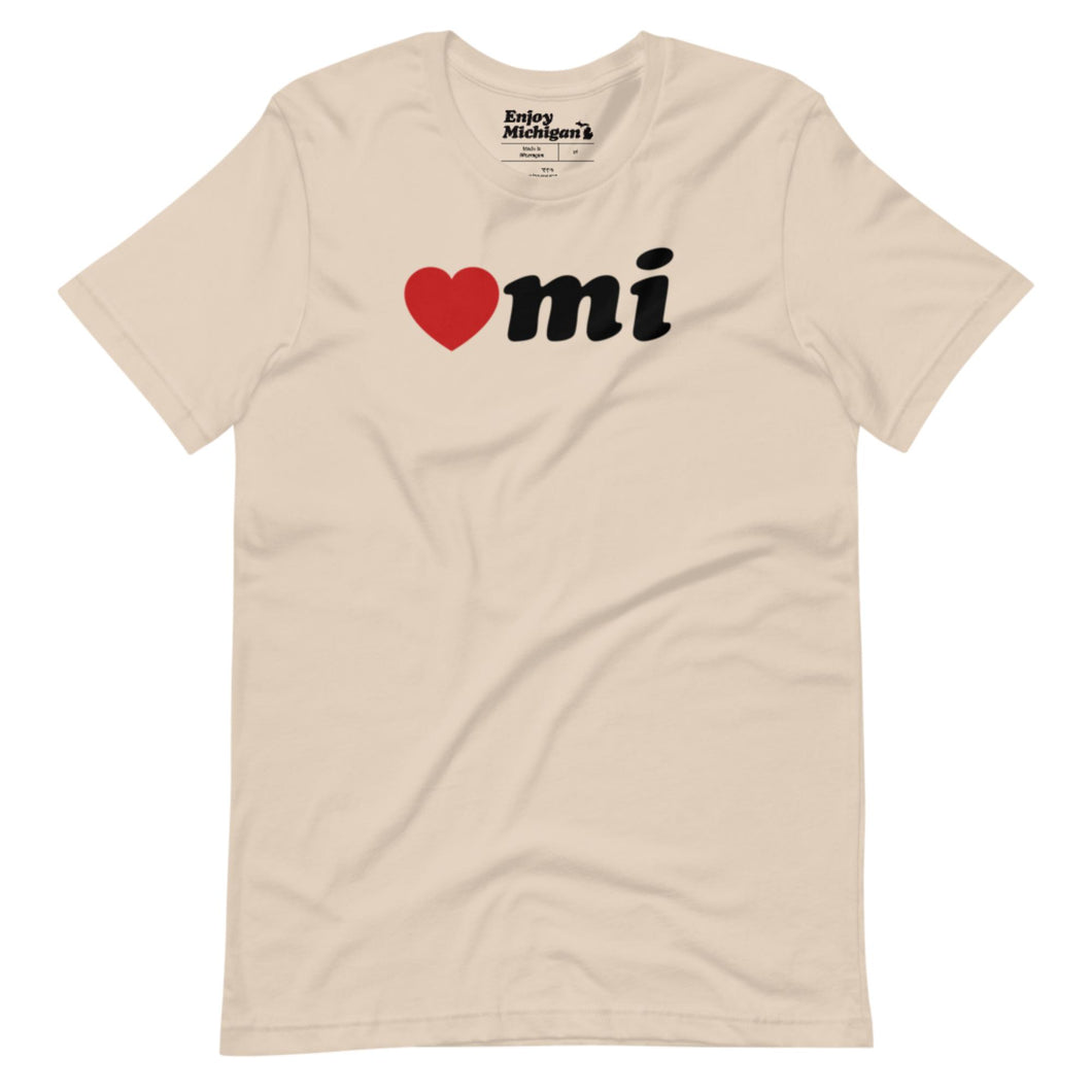 Heart Michigan Unisex T-shirt  Enjoy Michigan S  