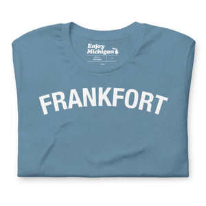 Frankfort Unisex T-shirt  Enjoy Michigan Steel Blue S 