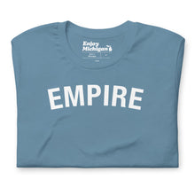 Load image into Gallery viewer, Empire Unisex T-shirt  Enjoy Michigan Steel Blue S 