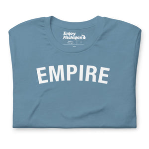 Empire Unisex T-shirt  Enjoy Michigan Steel Blue S 