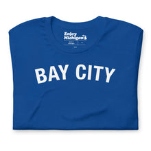 Load image into Gallery viewer, Bay City Unisex T-shirt  Enjoy Michigan True Royal S 