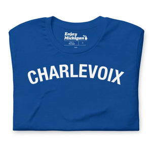 Charlevoix Unisex T-shirt  Enjoy Michigan True Royal S 