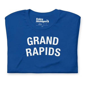 Grand Rapids Unisex T-shirt  Enjoy Michigan True Royal S 