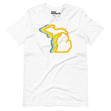 Load image into Gallery viewer, Michigan 70&#39;s Unisex t-shirt  Enjoy Michigan White S 