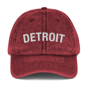 Detroit Vintage Cotton Twill Cap  Enjoy Michigan Default Title  