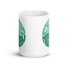 Load image into Gallery viewer, Enjoy Michigan Retro Style 15 oz Green Ceramic Mug  Enjoy Michigan   