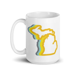 Michigan 70's 15 oz Ceramic Mug  Enjoy Michigan   