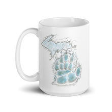 Load image into Gallery viewer, Michigan Snow Monster Ceramic 15 oz Mug  Enjoy Michigan   