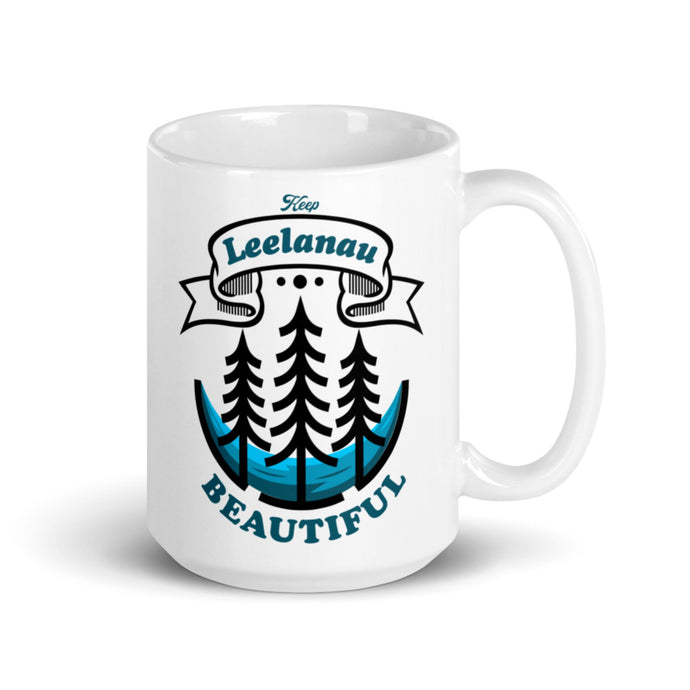 Keep Leelanau Beautiful 15 oz Ceramic Mug  Enjoy Michigan Default Title  