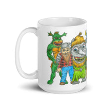 Load image into Gallery viewer, Mythical Michigan 15 oz Ceramic Mug, Dogman, Bigfoot, Snow Monster, Troll, Yooper, Swamp Creature  Enjoy Michigan   