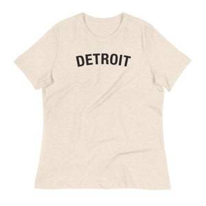 Detroit Women's Relaxed T-Shirt  Enjoy Michigan S  