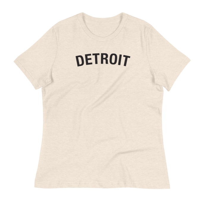 Detroit Women's Relaxed T-Shirt  Enjoy Michigan S  